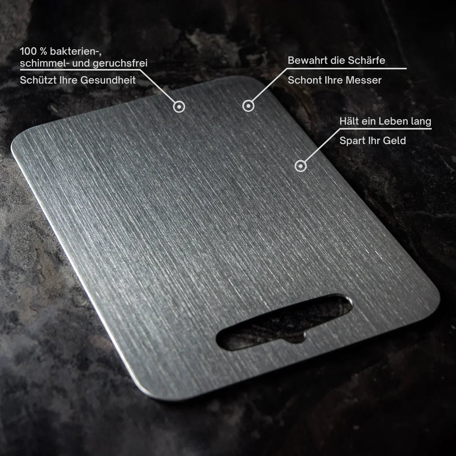 Pro Kitchen - Titanium Cutting Board - BPA and Microplastic Free!