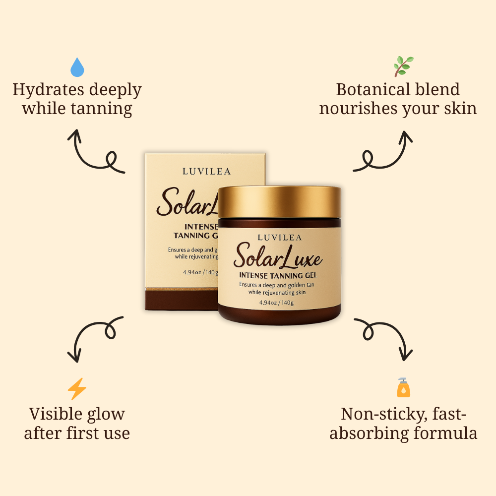 SolarLuxe™ — Unleash a Radiant, Pain-Free Bronze That Turns Heads Fast