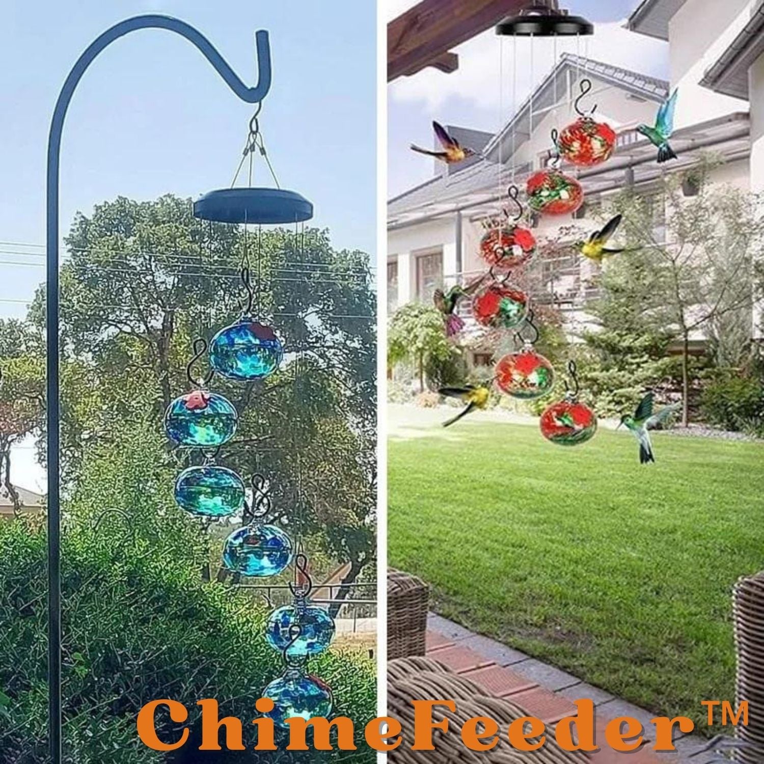 ChimeFeeder™ - Create a Mesmerizing Garden Attraction Instantly