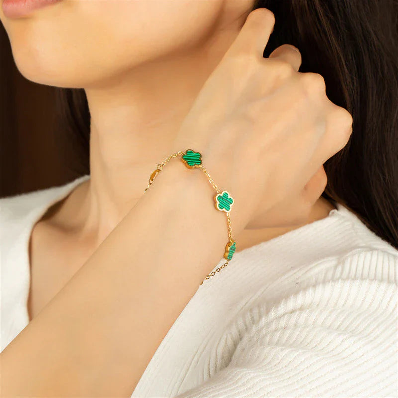 Dulopi Valentina - Elegant Clover Bracelet