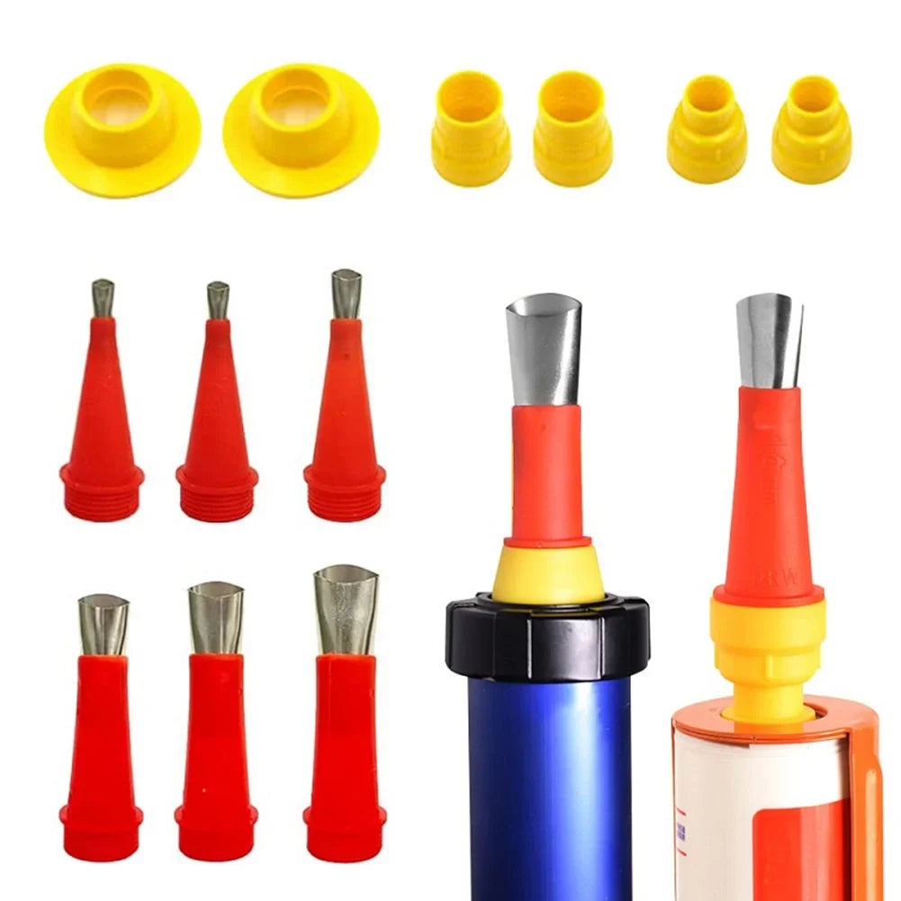 Universal Integrated Rubber Nozzle Tool Set™ - This tool set provides the ultimate solution for reliable sealing in your home and outdoor projects